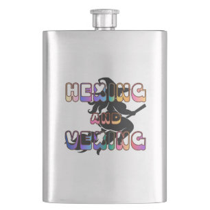 HEXING AND VEXING for the Plus Size Pagan Hip Flask
