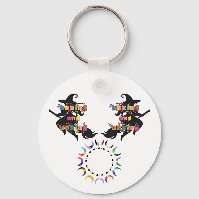 HEXING AND VEXING for the Plus Size Pagan Key Ring (Front)
