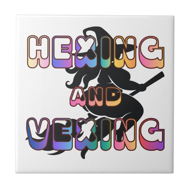 HEXING AND VEXING for the Plus Size Pagan Tile (Front)