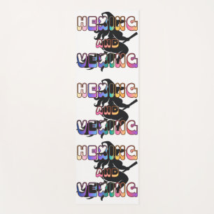 HEXING AND VEXING for the Plus Size Pagan Yoga Mat