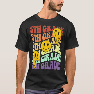 Hey 5th Fifth Grade Teacher Back To School Retro S T-Shirt