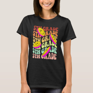 hey 5th fifth grade teacher Back To School Retro s T-Shirt
