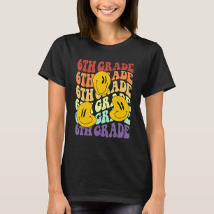 hey 6th sixth grade teacher Back To School Retro s T-Shirt