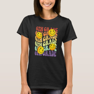 hey 6th sixth grade teacher Back To School Retro s T-Shirt