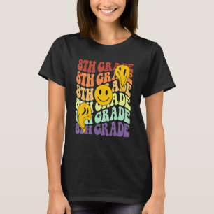 hey 8th eighth grade teacher Back To School Retro T-Shirt