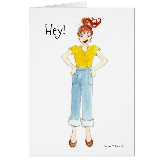 Hey Are you still Mad Greeting Card (Front)
