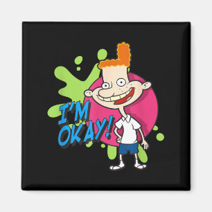 Hey Arnold Eugene Im Okay Funny Cartoon Meme Art Magnet