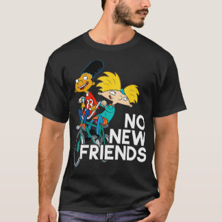 Hey Arnold No New Friends  T-Shirt