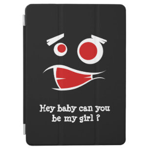 hey baby can you be my girl monster design T-Shirt iPad Air Cover