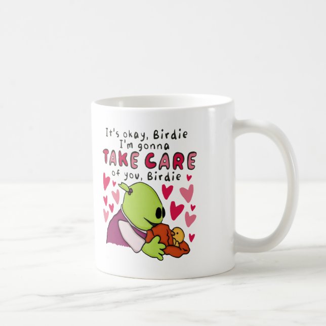 Hey Birdy It's Okay Birdy Mug, Nanalan Mug (Right)