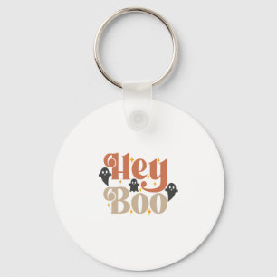 Hey Boo Boho Halloween Hey Boo Ghost Key Ring