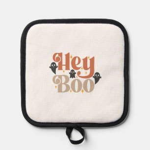 Hey Boo Boho Halloween Hey Boo Ghost Pot Holder