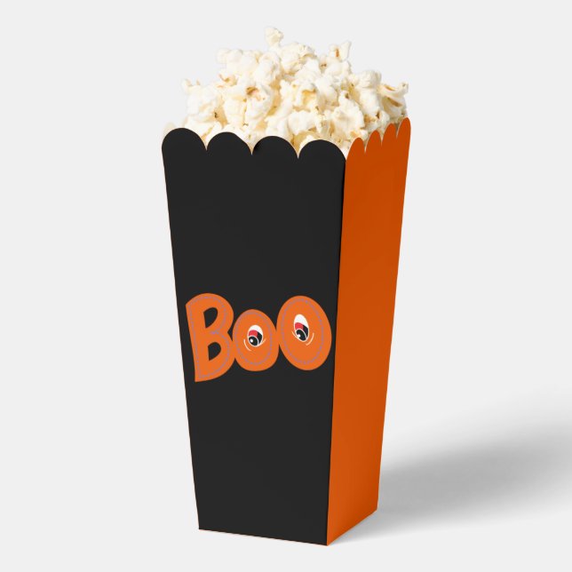 Hey Boo Did I Scare You Too Typography Drawing Art Favour Box (Popped)