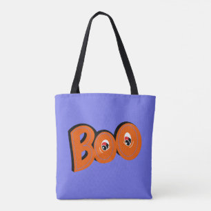 Hey Boo Did I Scare You Typography Drawing Art Tote Bag