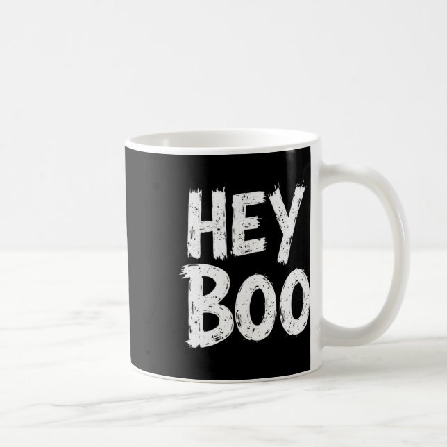 Hey Boo Funny Halloween Ghost  Coffee Mug (Right)
