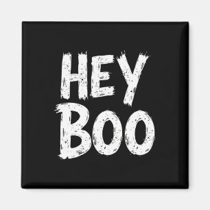 Hey Boo Funny Halloween Ghost Magnet