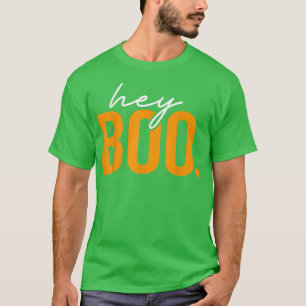 Hey Boo Funny Halloween Pun Ghost Spooky Toddler B T-Shirt