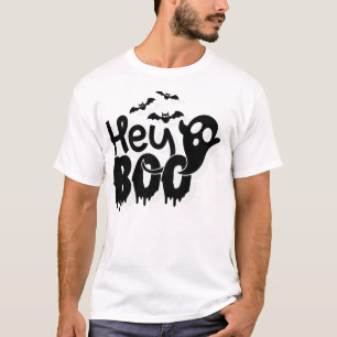 Hey Boo Funny Halloween T-Shirt