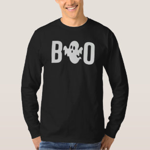Hey Boo Ghost Trick Or Treat Happy Halloween Cost T-Shirt