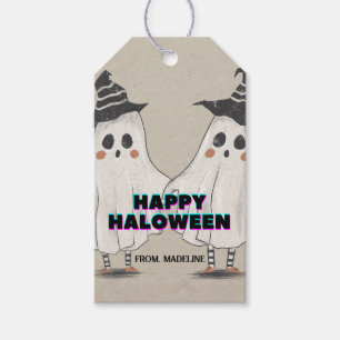 Hey Boo Halloween cute invitation for kids and any Gift Tags