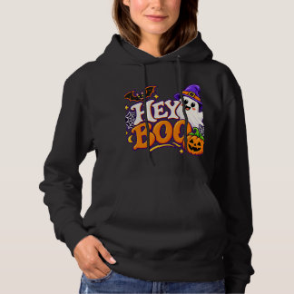 HEY BOO Halloween Family Matching Hoodie