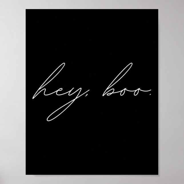 Hey Boo Halloween  Poster (Front)