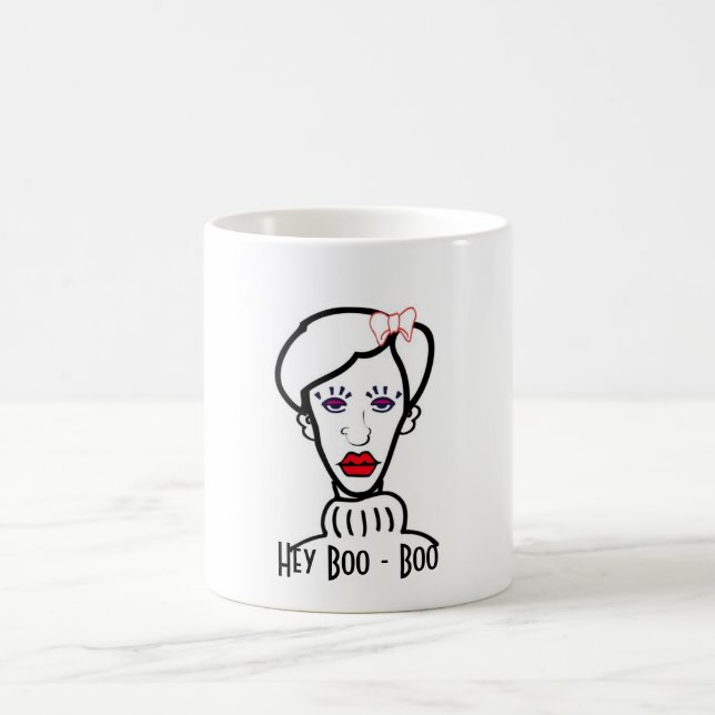 Hey Boo Morning Mug (Center)