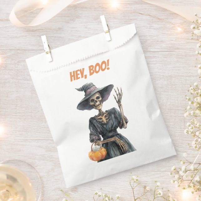 Hey, Boo! | Spooky Witch Candy Favour Bags (Clipped)