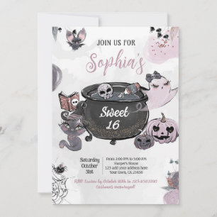 Hey Boo Sweet 16 Halloween Party, Any Event Invitation