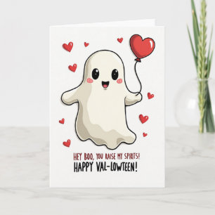 Hey Boo You Raise My Spirits Card