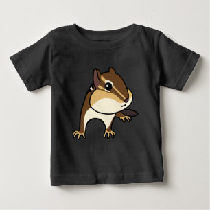Hey Chippy! Chipmunk ヘイチッピー シマリスの子供用Tシャツ！ Baby T-Shirt
