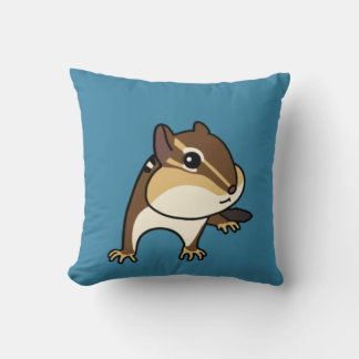 Hey Chippy Chipmunk Blue bag! シマリスの青いクッション! Cushion