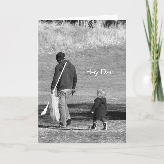 Hey Dad... Christmas Card (Front)