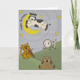 Hey Diddle Diddle Birthday Greeting Card