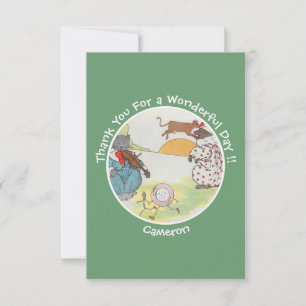Hey Diddle Diddle Birthday Party Collection Thank You Card