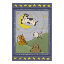 Hey Diddle Diddle Nursery Rhyme Nursery Poster