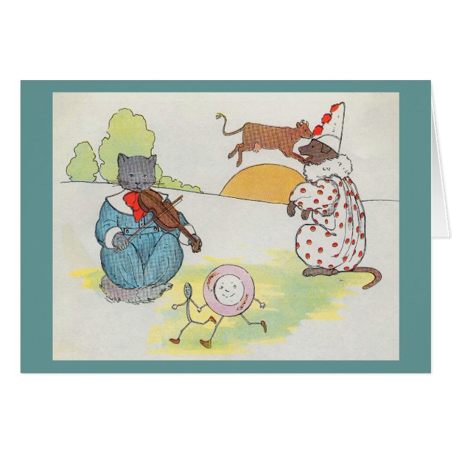 Hey, diddle, diddle!  The cat and the fiddle (Front Horizontal)