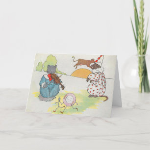 Hey Diddle Diddle The Cat and the Fiddle Rhyme Card