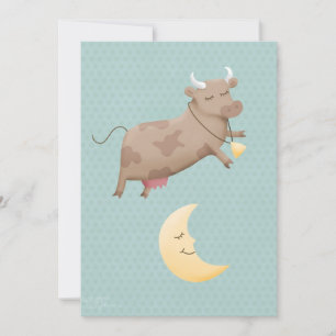 Hey diddle diddle, the cow jumped over the moon