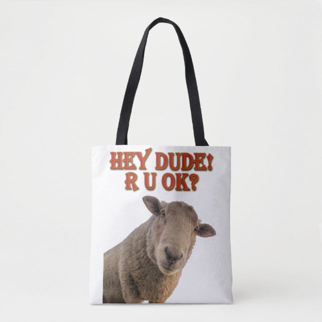 Hey Dude Are You Okay Hang-over Man Bridegroom Tote Bag (Front)