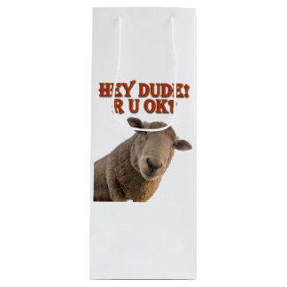 Hey Dude Are You Okay Hang-over Man Bridegroom Wine Gift Bag