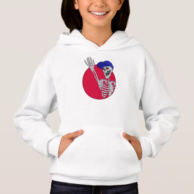 Hey Friends Cool and Funny Skeleton (Front)