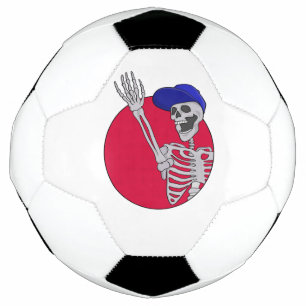 Hey Friends Cool and Funny Skeleton Football
