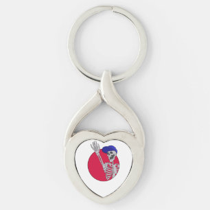 Hey Friends Cool and Funny Skeleton Key Ring