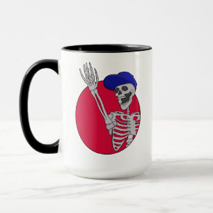 Hey Friends Cool and Funny Skeleton Mug