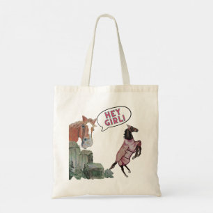 hey girl! T-Shirt Tote Bag