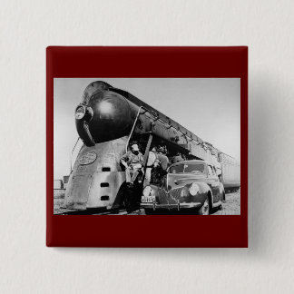 Hey Good Lookin' Vintage New York Central Railroad 15 Cm Square Badge