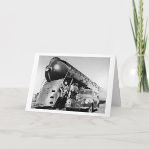 Hey Good Lookin' Vintage New York Central Railroad Card