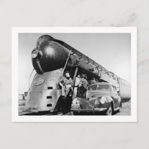 Hey Good Lookin' Vintage New York Central Railroad Postcard