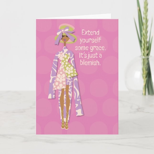 Hey Gurl Hey - Extend yourself some grace Thank You Card (Front)